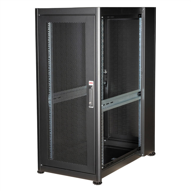 ROLINE 19-inch serverrack Basic 26 U, 600x1000 BxD geperforeerd zwart
