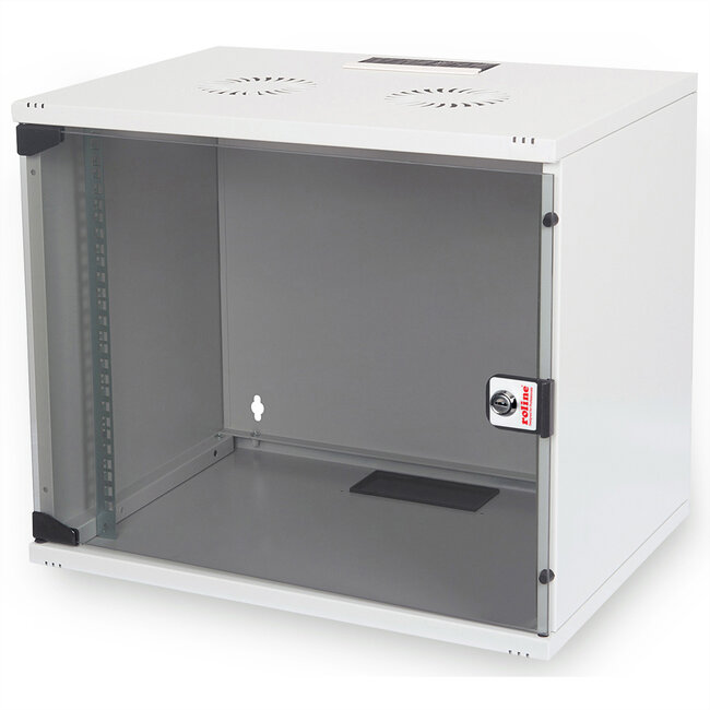 ROLINE 19-inch wandbehuizing Basic 7 U, 540x400 BxD Bouwpakket grijs