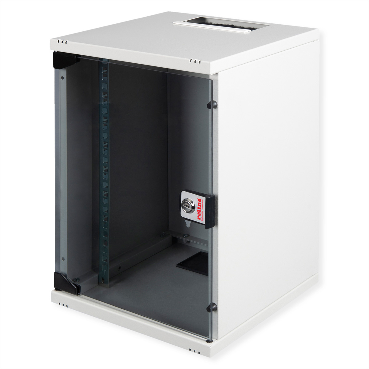 ROLINE 10-inch wandbehuizing 9 U, 312x300 BxD grijs