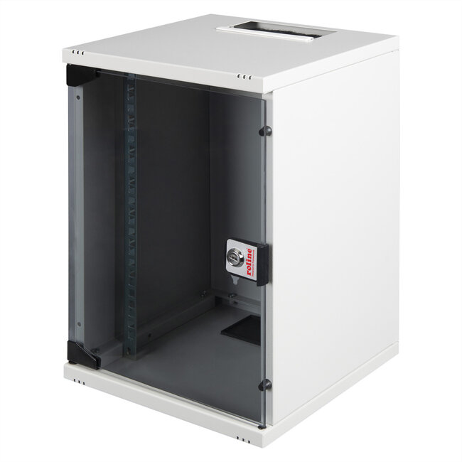 ROLINE 10-inch wandbehuizing 9 U, 312x300 BxD grijs