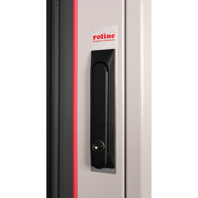 ROLINE 19-inch netwerkkast Pro 22 U, 600x600 BxD Glazen deur grijs