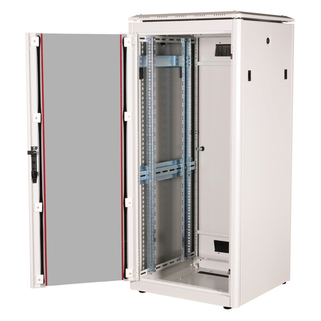 ROLINE 19-inch netwerkkast Pro 26 U, 600x600 BxD Glazen deur grijs