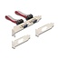 Delock Mini PCIe I/O PCIe full size 2 x Serial RS-232 with voltage supply 5 V / 12 V