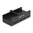 Delock External USB 5 Gbps Hub with 2 x USB Type-A, 1 x USB Type-C™ and SD + Micro SD Slot with Locking Screw