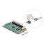 Delock Mini PCIe I/O PCIe full size 1 x Parallel