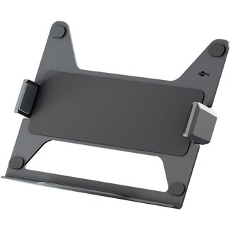 Goobay Goobay Deluxe Laptop Mount for Monitor Arm, black