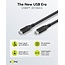 USB-C kabel | USB4 20 Gbps | PD 240W | 4K 60Hz | zwart | 2 meter