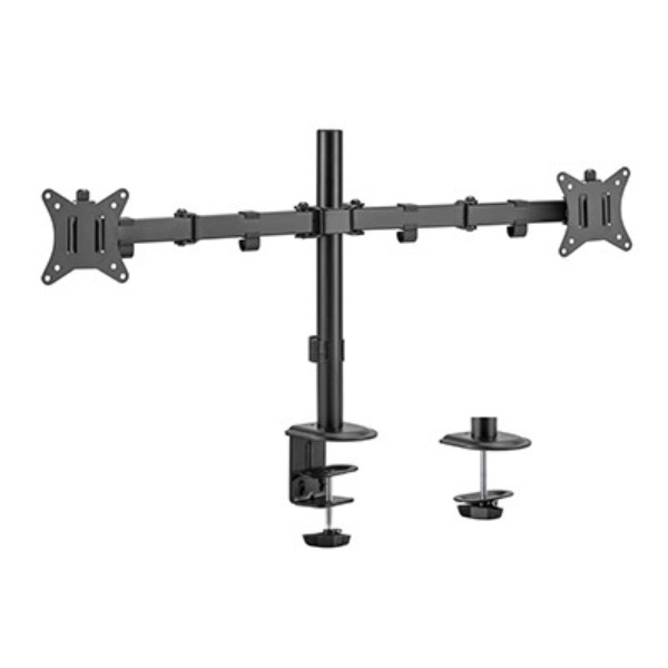 Gembird MA-D2-01, Klem, 18 kg, 43,2 cm (17"), 81,3 cm (32"), 100 x 100 mm, Zwart