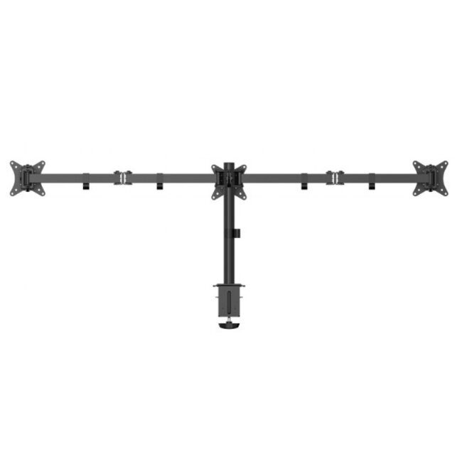 Gembird bureaubeugel voor 3 monitoren tot 27 inch | full motion