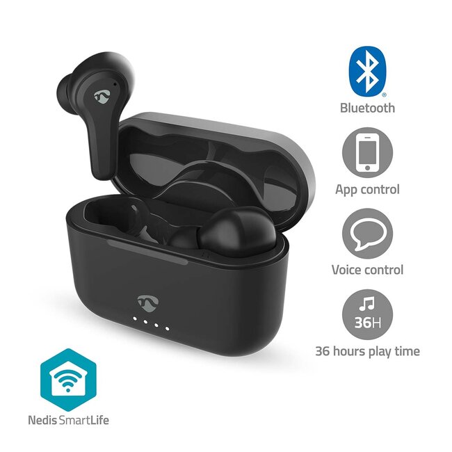 Nedis SmartLife Bluetooth in-ear earphones met microfoon | ANC/ENC | charging case