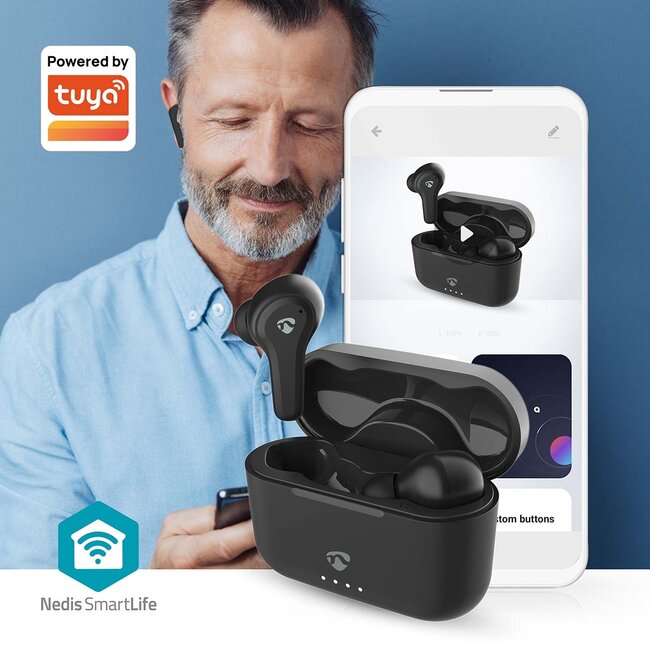 Nedis SmartLife Bluetooth in-ear earphones met microfoon | ANC/ENC | charging case