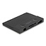 Delock Card Reader USB 5 Gbps USB Type-C™ / Type-A for SD and Micro SD memory cards with practical memory card case - black