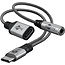 Goobay Adapter USB-C™ to USB-C™ and Jack, 3.5 mm AUX