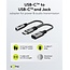 Goobay Adapter USB-C™ to USB-C™ and Jack, 3.5 mm AUX