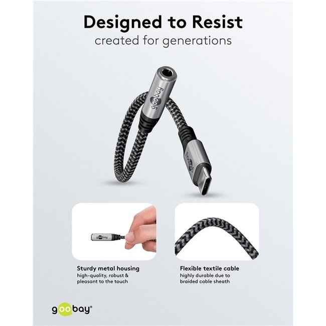 Goobay Adapter USB-C™ to Jack, 3.5 mm AUX