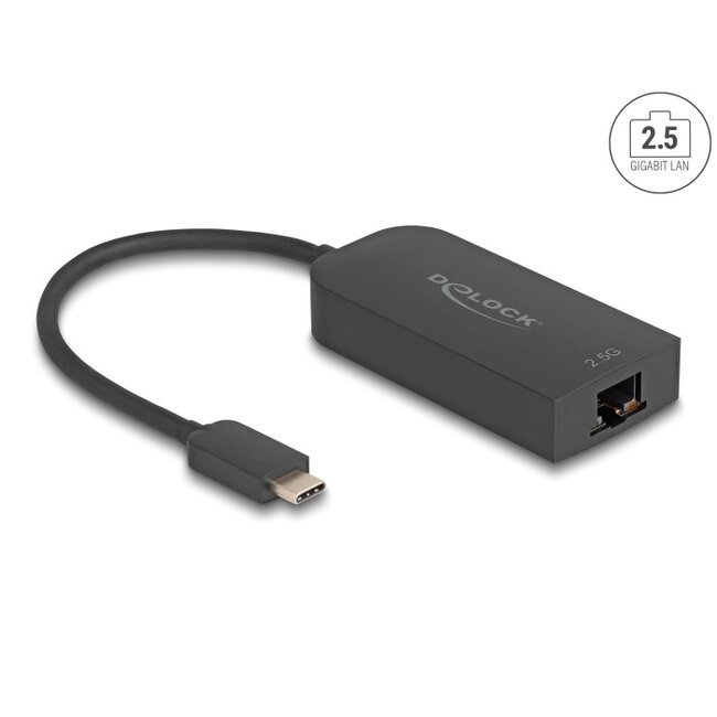 Delock USB Type-C™ Adapter to 2.5 Gigabit LAN