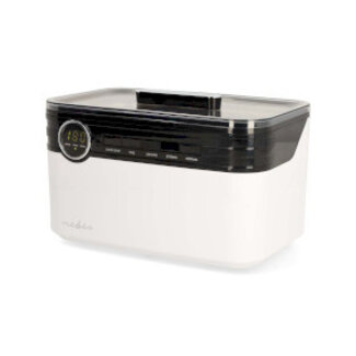 Nedis Ultrasone Juwelenreiniger | Netvoeding | 220 - 240 V AC 50/60 Hz | Euro / Type-C (CEE 7/16) | Wit | Kunststof