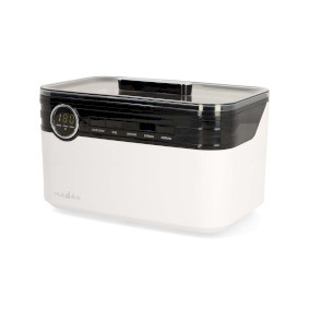 Nedis Ultrasone Juwelenreiniger - Netvoeding - 220 - 240 V AC 50/60 Hz - Euro / Type-C (CEE 7/16) - Wit - Kunststof