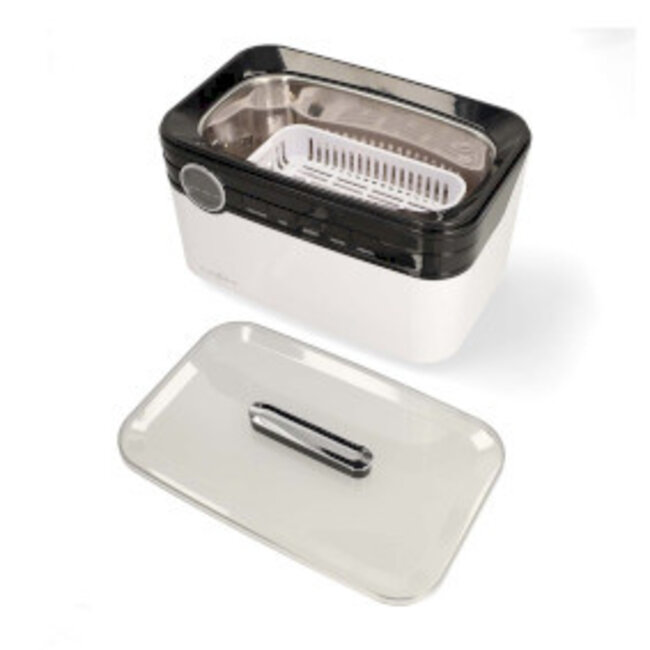 Ultrasone Juwelenreiniger | Netvoeding | 220 - 240 V AC 50/60 Hz | Euro / Type-C (CEE 7/16) | Wit | Kunststof