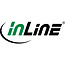 InLine® Patch cable slim, Cat.6A, S/FTP, TPE (LSZH) flexible, PoE, magenta, 1.5m