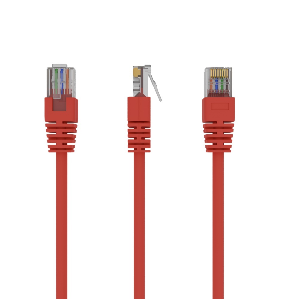 CablExpert PP12-1.5M/R - Netwerkkabel, UTP Cat5E, rood