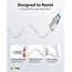 Goobay USB-A naar RJ45 LAN kabel | Slimline | USB3.0 | CAT6 | wit | 10 meter