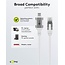 Goobay USB-C naar RJ45 LAN kabel | USB3.0 | CAT6 | wit | 3 meter