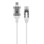 Goobay USB-C naar RJ45 LAN kabel | Slimline | USB3.0 | CAT6 | wit | 1 meter