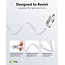 Goobay USB-C naar RJ45 LAN kabel | Slimline | USB3.0 | CAT6 | wit | 1 meter