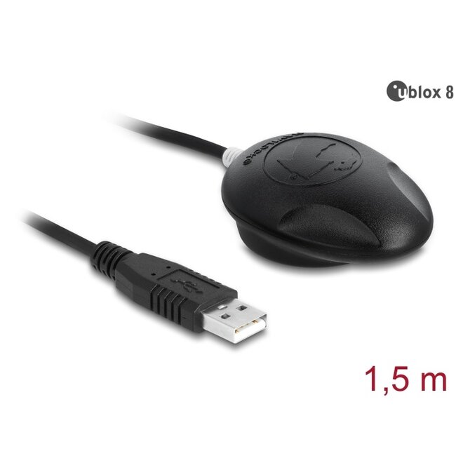 Navilock NL-802U EVA-M8Q USB 2.0 Multi GNSS Receiver u-blox 8 1.5 m