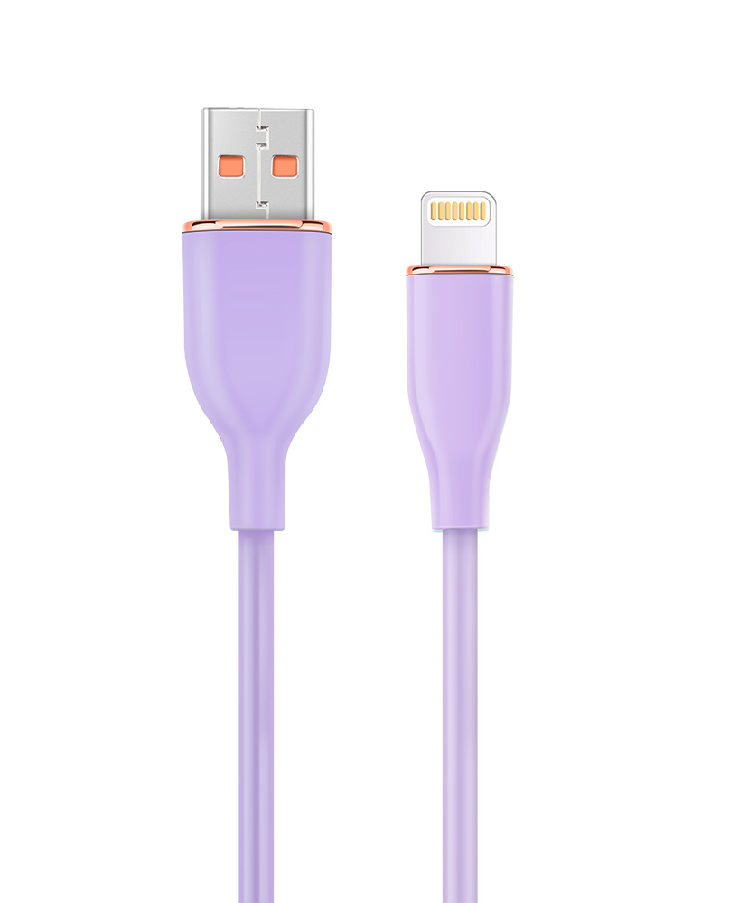 USB-A naar Lightning Kabel - Premium - 1,5 meter - Paars