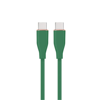 A4 Premium siliconen USB Type-C naar 8-pins oplaad- en datakabel, 1,5 m, Midnight Green