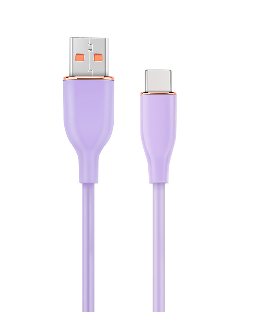 USB-A naar USB-C Kabel - USB 2.0 - Premium - 1,5 meter - Paars