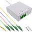 InLine® FTTH aansluitdoos voorgemonteerd 4x LC/APC 9/125µm 50m