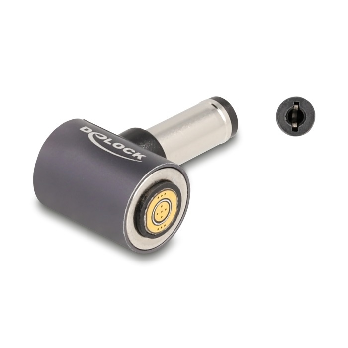 DeLOCK 80790 tussenstuk voor kabels 5.5 x 2.1 mm 8 pin Antraciet