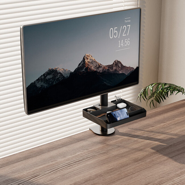 VALUE Ablagefach für Stangenmontage, bis 3 kg, 30-48 mm (1,2"-1,9")