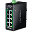 TRENDnet TI-PELC80 8-Port Ethernet PoE+ Industrial DIN-Rail Mini Switch