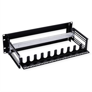 Value VALUE 19"-Tragrahmen für Hutschienengeräte, 3HE, schwarz