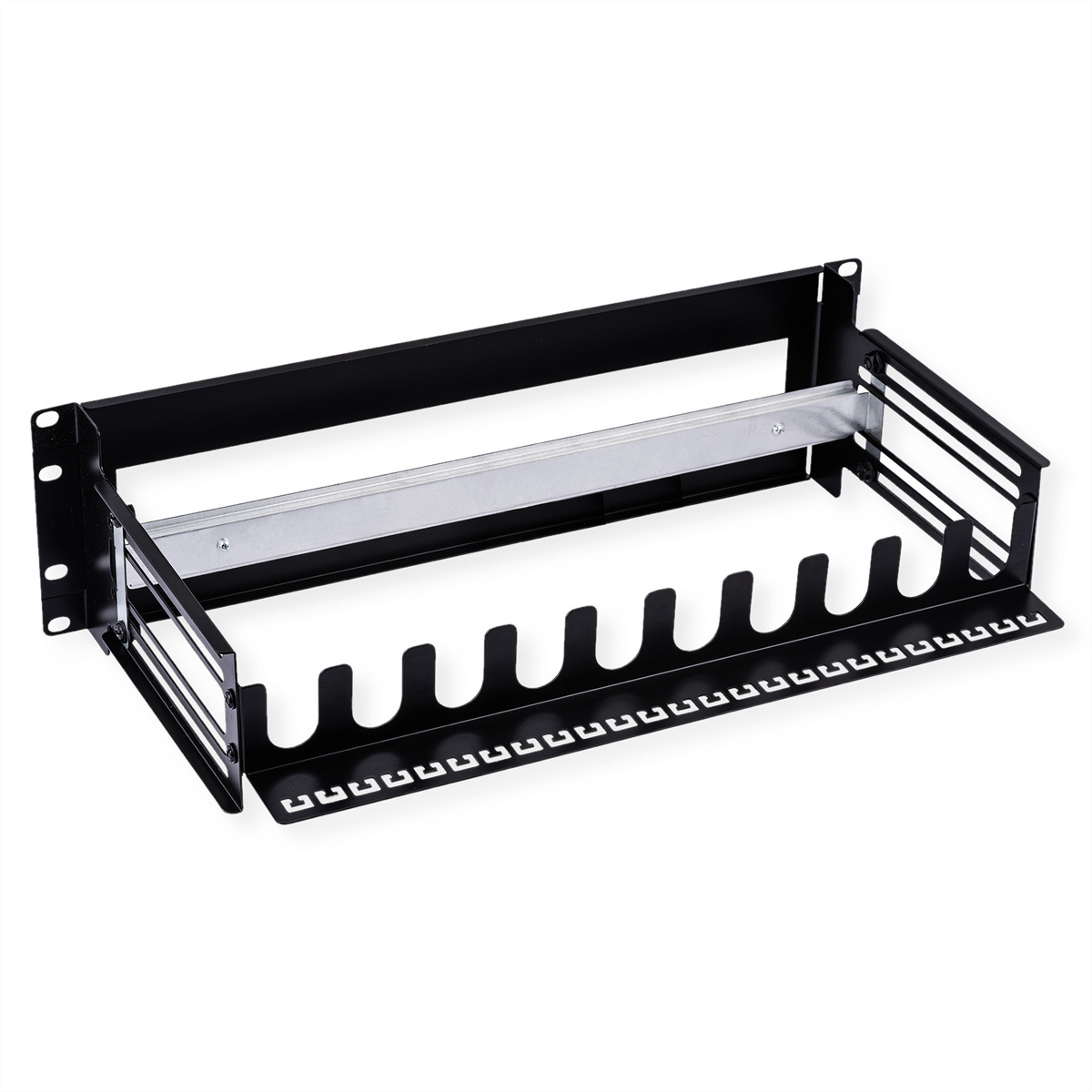 VALUE 19” montageframe voor DIN-railapparaten, zwart