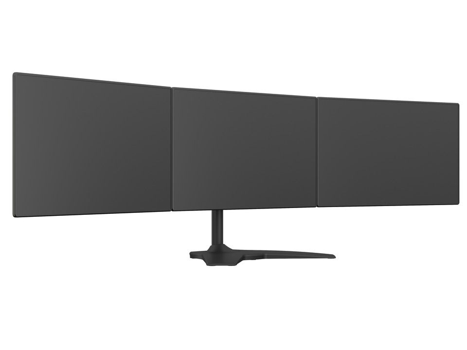 Multibrackets - Monitorstandaard - Deskstand Triple - Tafel standaard - 3 schermen - zwart