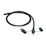 ROLINE USB 2.0 Kabel Typ C, ST/ST, mit Datenblockier-Adaptern Typ A und C