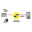 ROLINE USB 2.0 Kabel Typ C, ST/ST, mit Datenblockier-Adaptern Typ A und C