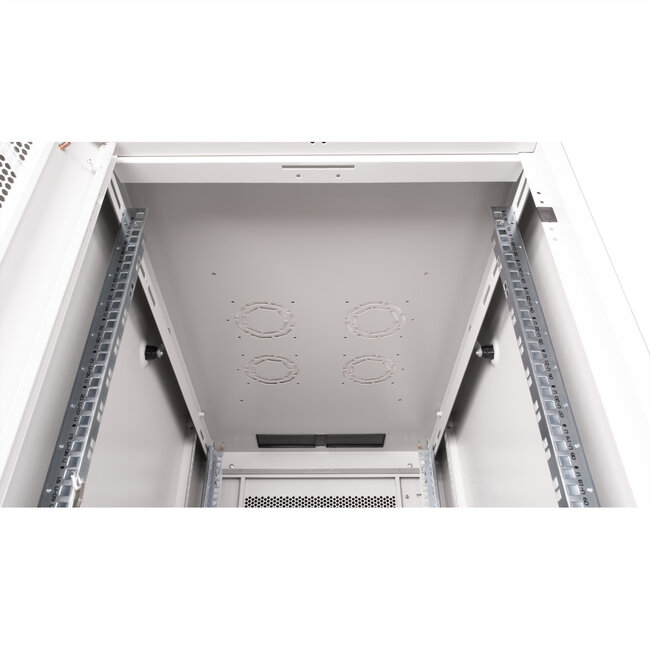 ROLINE 19-inch serverrack Basic 26 U, 600x1000 BxD geperforeerd grijs