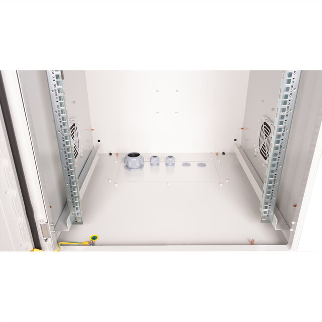 ROLINE 19-inch wandbehuizing Pro 12 U, 600x600 BxT IP55 buiten grijs