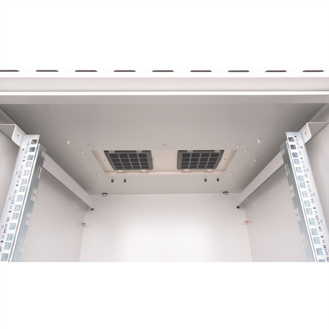 ROLINE 19-inch wandbehuizing Pro 12 U, 600x600 BxT IP55 buiten grijs