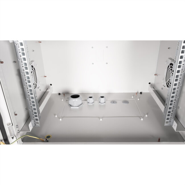 ROLINE 19-inch wandbehuizing Pro 7 U, 600x450 BxT IP55 buiten grau