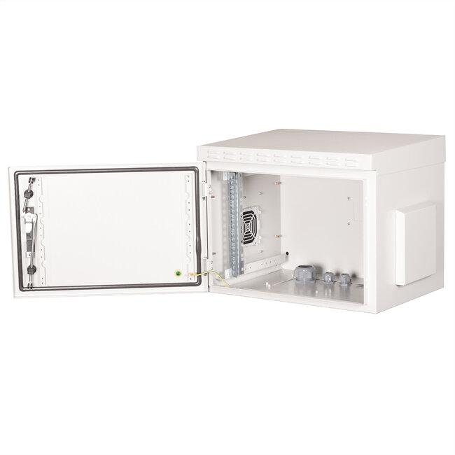 ROLINE 19-inch wandbehuizing Pro 7 U, 600x450 BxT IP55 buiten grau