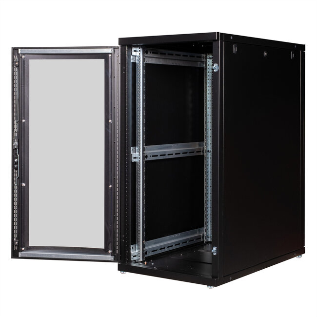 ROLINE 19-inch serverrack Pro 26 U, 600x1000 BxD zwart plexiglas