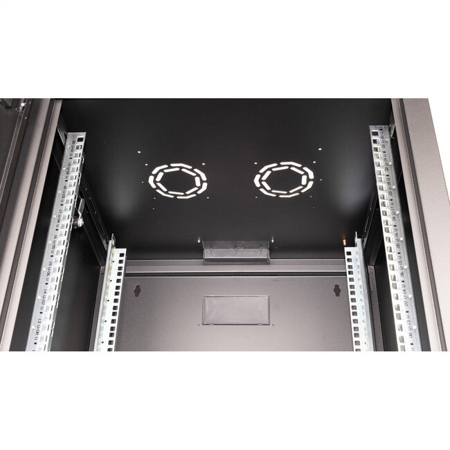 ROLINE 19-inch wandbehuizing Pro 20 U, 600x600 BxD zwart