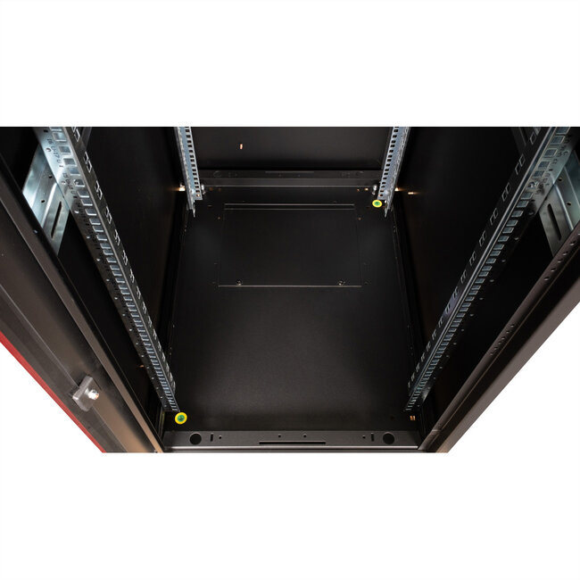 ROLINE 19-inch netwerkkast Basic 32 U, 600x800 BxD Glazen deur zwart